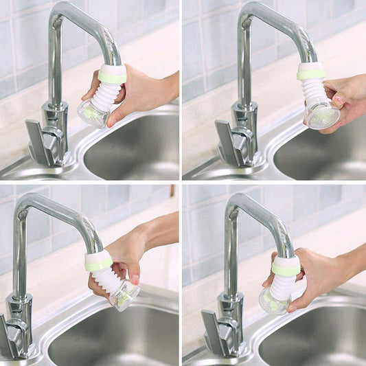 360-Degree Water-Saving Tap Nozzle – Anti-Splash Faucet Filter for Kitchen & Bathroom