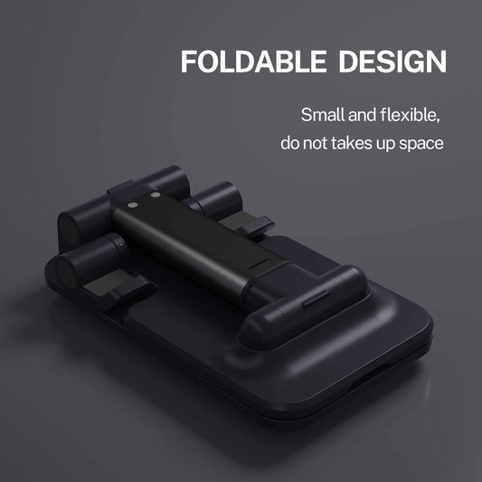 Adjustable Foldable Mobile Stand – Universal Phone Holder for Desk | Anti-Slip, Height & Angle Adjustable