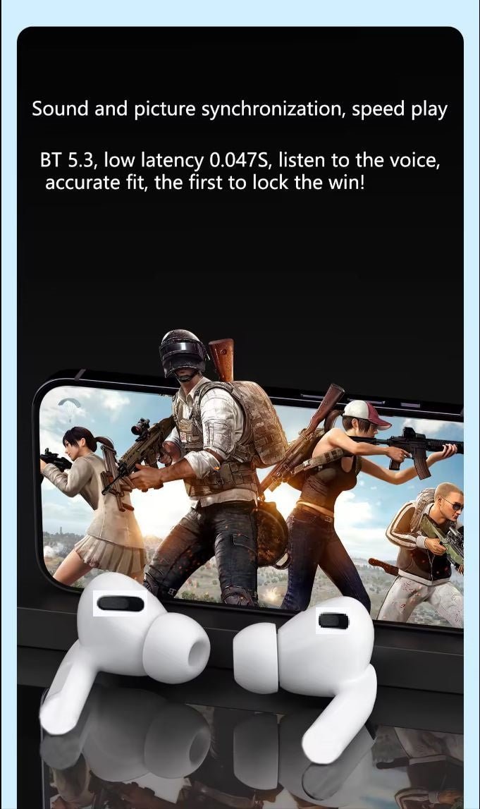 Z90 Pro TWS Wireless Earbuds with Smart Digital Display Case | Noise Reduction, HD Bass, Long Battery