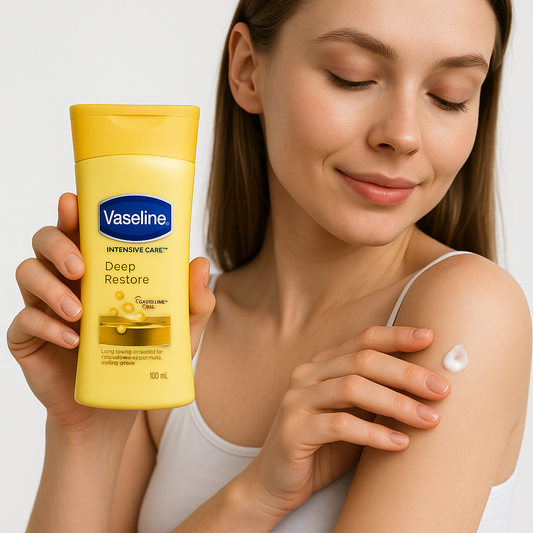 Vaseline Deep Restore Lotion 100ml – Best Moisturizing Lotion in Pakistan | Dry Skin Solution