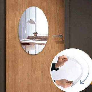 Breakage-Proof Self-Adhesive Mirror Stickers – Easy to Apply, Durable & Shatterproof