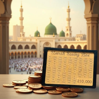 Umrah Saving Box – Track Your Savings for Hajj and Umrah Pilgrimage