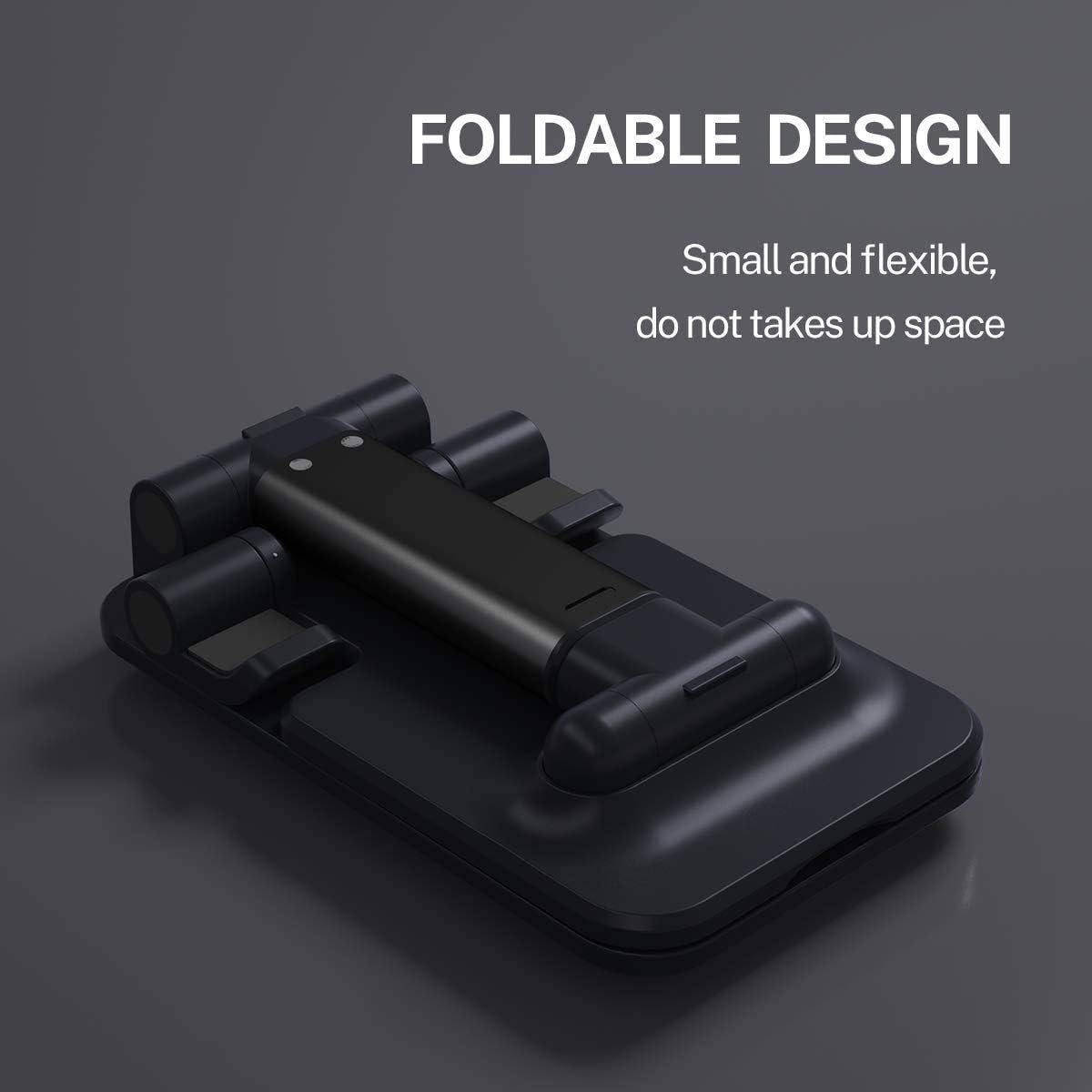 Adjustable Foldable Mobile Stand – Universal Phone Holder for Desk | Anti-Slip, Height & Angle Adjustable