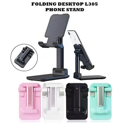 Adjustable Foldable Mobile Stand – Universal Phone Holder for Desk | Anti-Slip, Height & Angle Adjustable