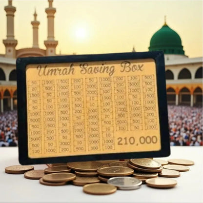 Umrah Saving Box – Track Your Savings for Hajj and Umrah Pilgrimage