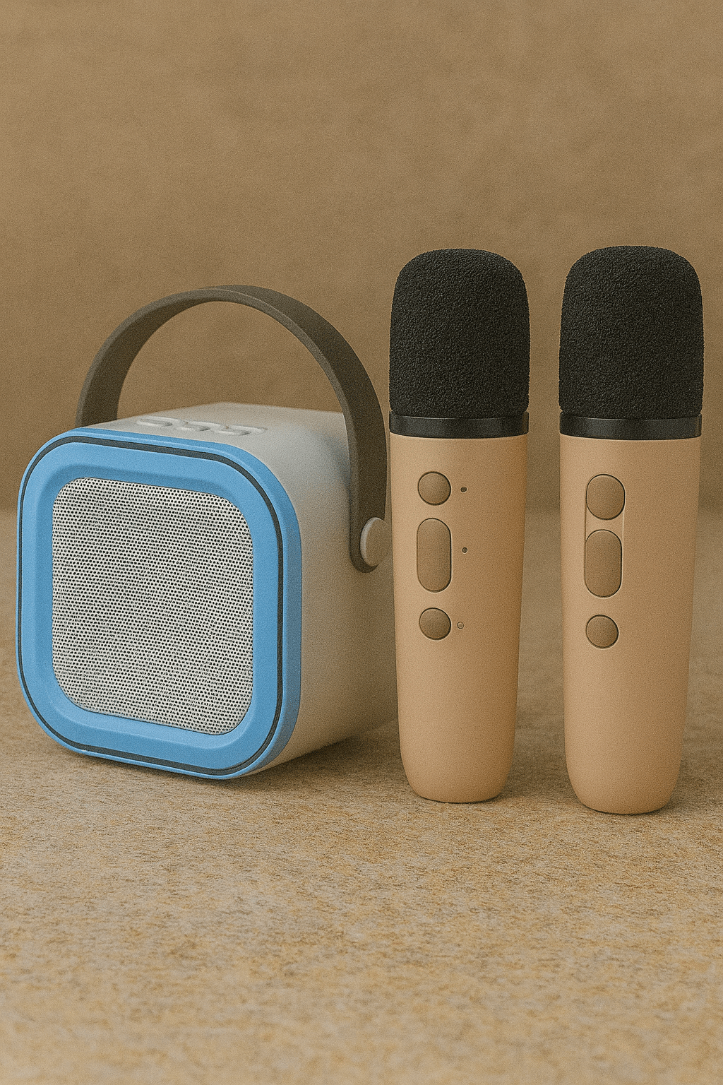 “Wireless Karaoke Bluetooth Speaker with Dual Mics | Portable RGB Party Speaker for Kids & Adults”