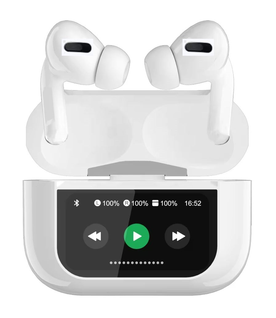Z90 Pro TWS Wireless Earbuds with Smart Digital Display Case | Noise Reduction, HD Bass, Long Battery