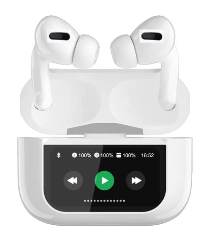 Z90 Pro TWS Wireless Earbuds with Smart Digital Display Case | Noise Reduction, HD Bass, Long Battery