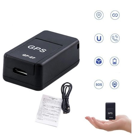 GF-07 Mini GPS Tracker – Magnetic Anti-Theft Tracker for Car, Bike & Personal Assets