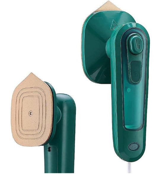 Portable Mini Iron – 2-in-1 Travel Iron & Garment Steamer for Wet & Dry Ironing, Compact Wrinkle Remover for Home & Travel