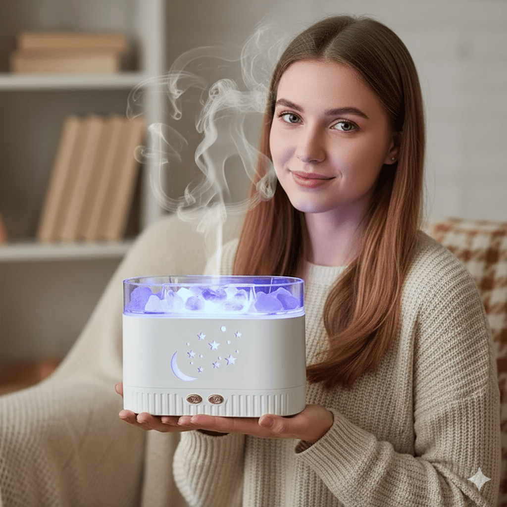 “Starglow Aromatherapy Humidifier | Cool Mist Diffuser | LED Night Light Humidifier 2025”